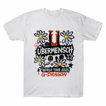 G-Dragon Ubermensch World Tour 2025 T-shirt