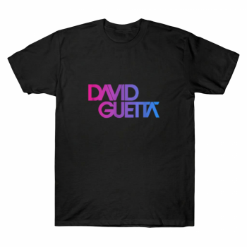 David Guetta Gradient Logo Streetwear T-shirt