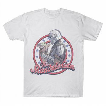 The Mandalorian And Grogu Retro Star Iconic Tee