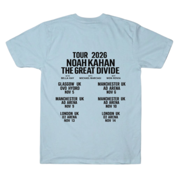 Noah Kahan The Great Divide Evolution Tour Tee