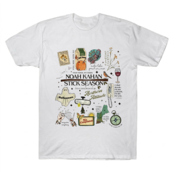 Noah Kahan Stick Season Doodle Iconic Tee