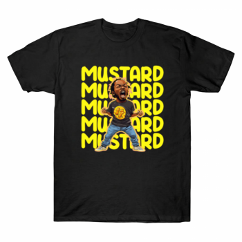 Kendrick Lamar Mustard Cartoon Iconic Tee