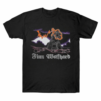 Finn Wolfhard Gothic Lightning Sketch T-shirt