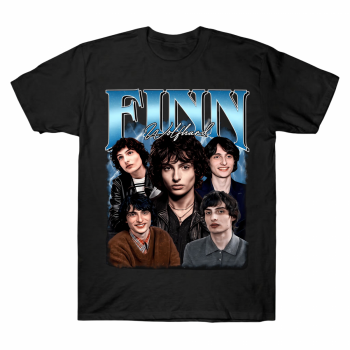 Finn Wolfhard Vintage 90s Retro Collage T-shirt