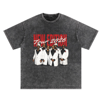 New Edition Tour 2026 Retro Heavyweight Tee