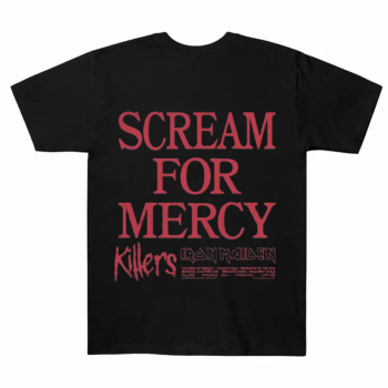 Iron Maiden Scream For Mercy Iconic Star T-shirt
