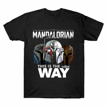 The Mandalorian And Grogu Triple Helmet Star Tee