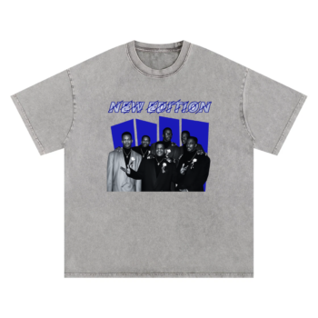 New Edition Blue Block Iconic Trendy Tee