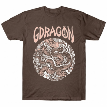G-Dragon Dragon Year Iconic Star Brown Tee