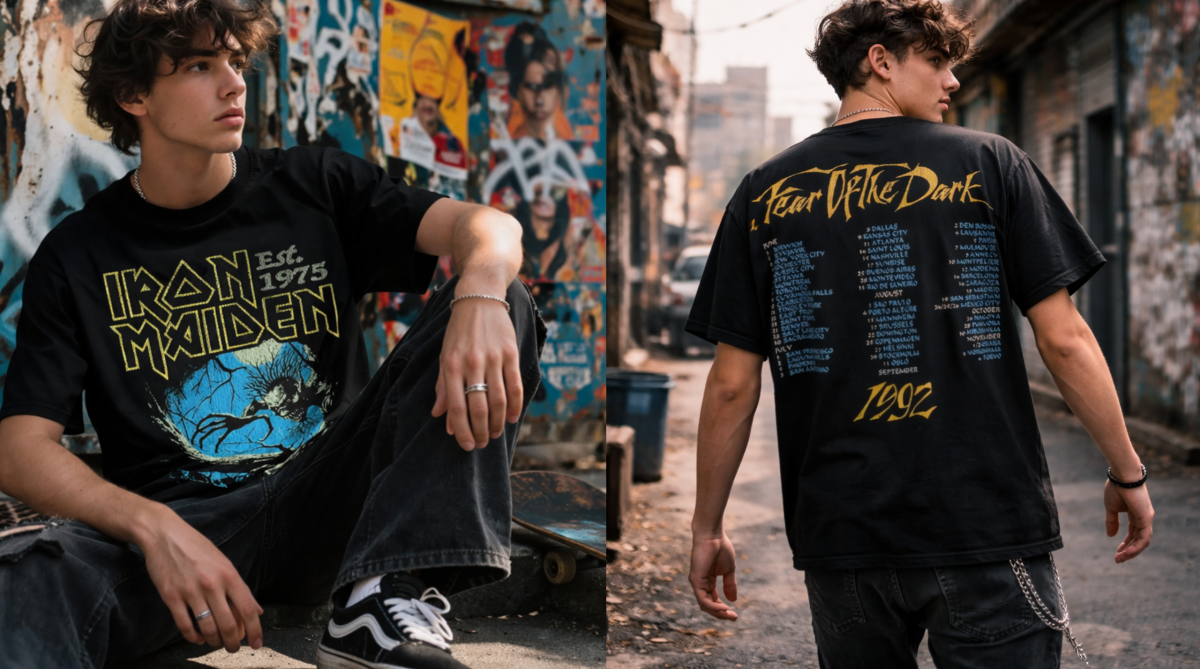 Iron Maiden Fear Dark World Tour T-shirt