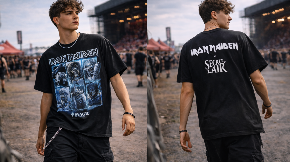 Iron Maiden Magic Gathering Star T-shirt 4 Iron Maiden Magic Gathering Star T-shirt