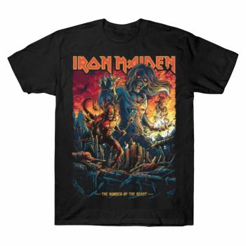 Iron Maiden Number Beast Double-Sided T-shirt