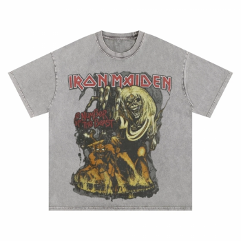 Iron Maiden Number Beast Vintage T-shirt