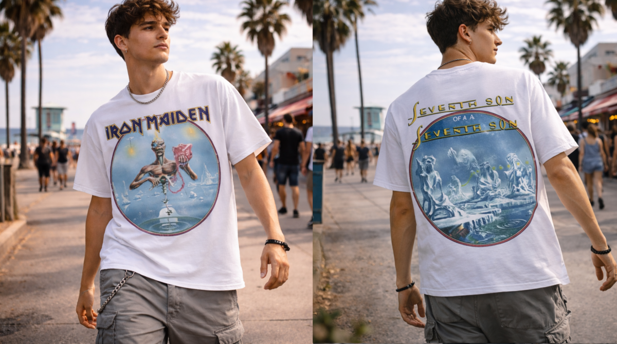 Iron Maiden Seventh Son Double-Sided T-shirt