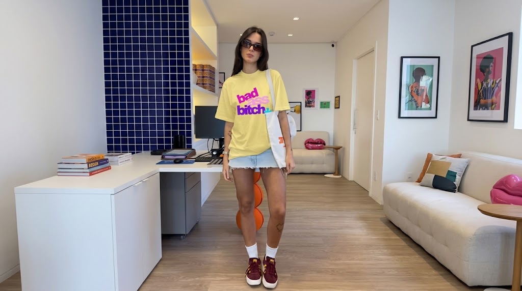 Justin Bieber Bad Ass Bitch Graphic Tee Lifestyle