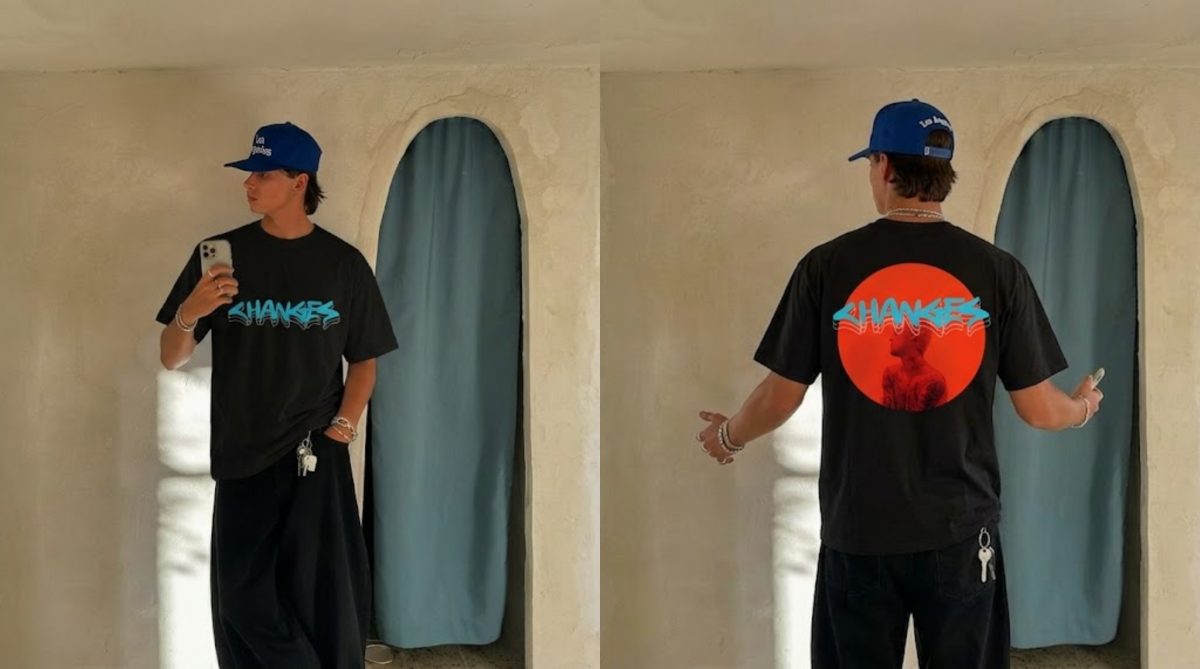 Justin Bieber Changes Graffiti Portrait Tee Lifestyle