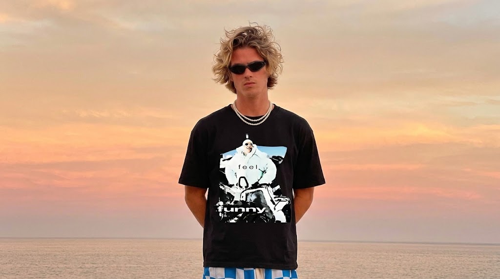 Justin Bieber Feel Funny Snowmobile Graphic Tee Lifestyle