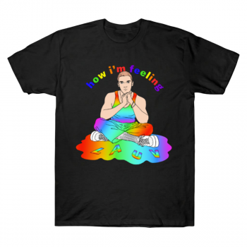 Lauv How I Am Feeling Rainbow Sketch Tee
