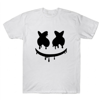 Marshmello Melting Face Logo Graphic Tee