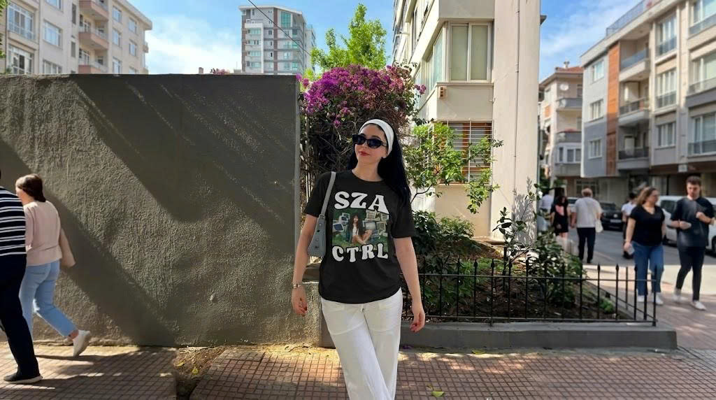 SZA Ctrl Album Photo Iconic Trendy Tee