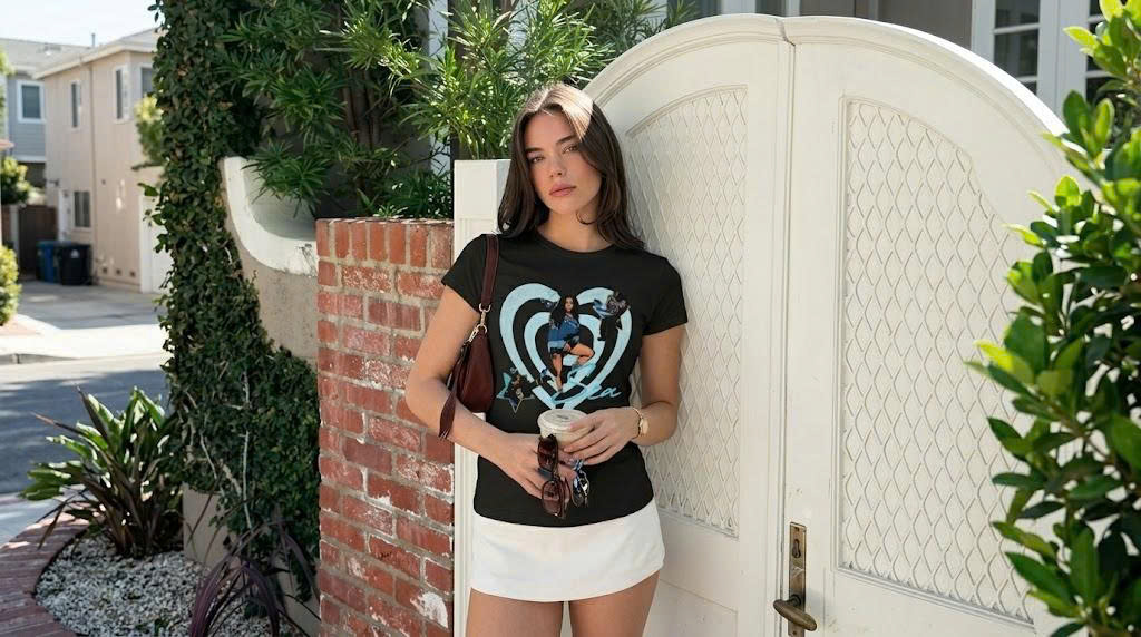 SZA SOS Heart Spiral Iconic Trendy Tee