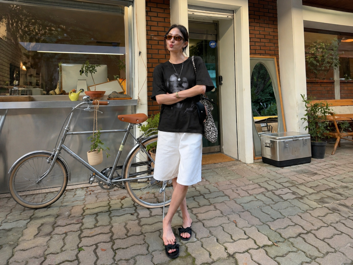 Ariana Grande Petal Portrait Graphic Tee