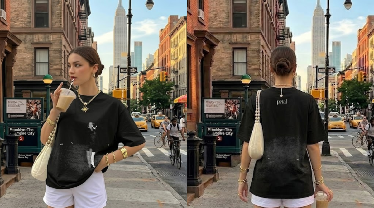 Ariana Grande Bunnies Petal Graphic Tee