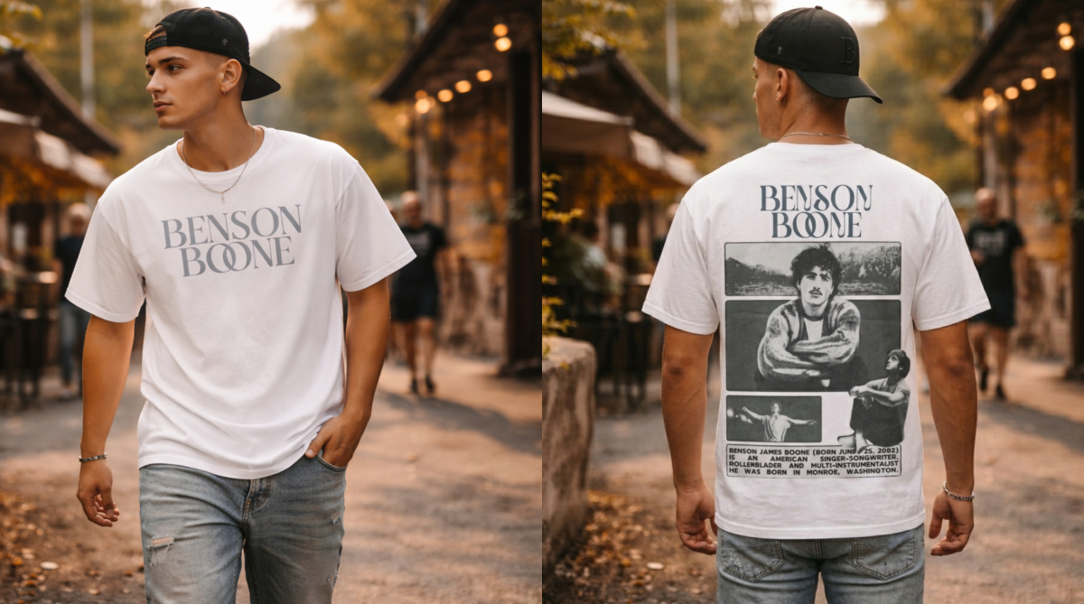 Benson Boone Vintage Portrait Collage Tee