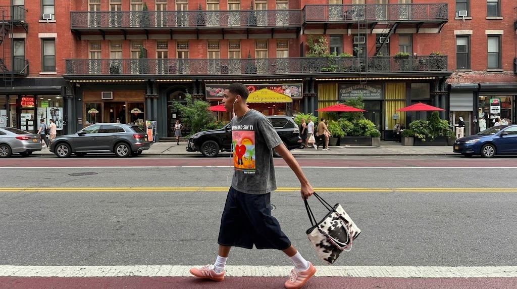 Bad Bunny Super Bowl LX Glitch Bunny LA Tee