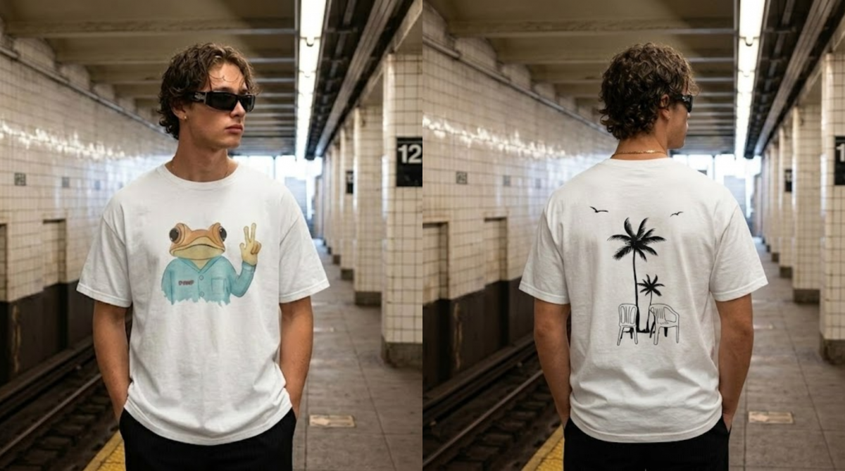 Bad Bunny This Is DTMF Frog Graphic Tee