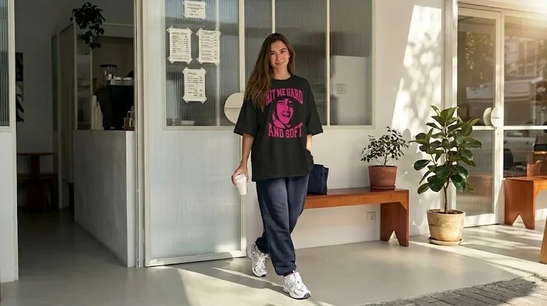 Billie Eilish HMHAS Pink Portrait Graphic Tee