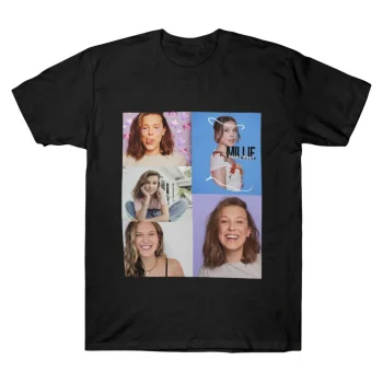 Millie Bobby Brown Aesthetic Collage Graphic T-Shirt