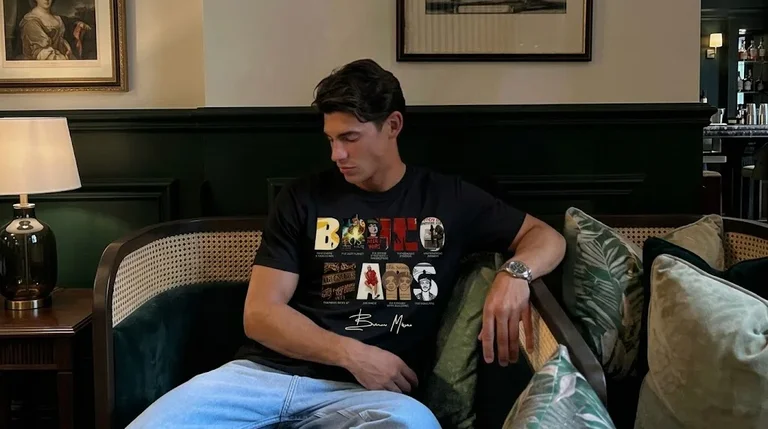 Bruno Mars Discography Album Eras Graphic Tee