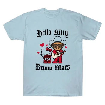 Bruno Mars Hello Kitty Romantic Tour Limited Tee
