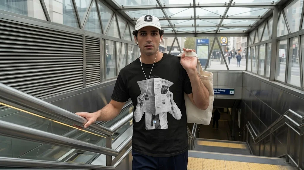 BTS RM Namjoon Beyond The Story Newspaper Tee