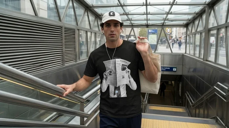 BTS RM Namjoon Beyond The Story Newspaper Tee