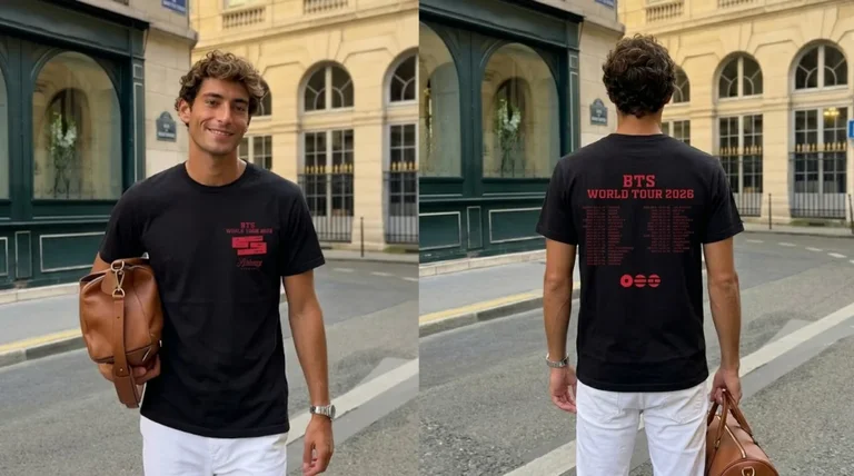 BTS World Tour Arirang Two-Sided Graphic Tee