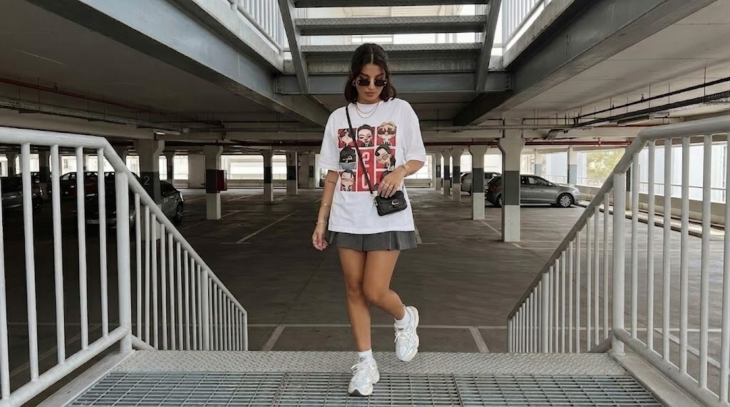 BTS Arirang Chibi Character Grid Graphic Tee