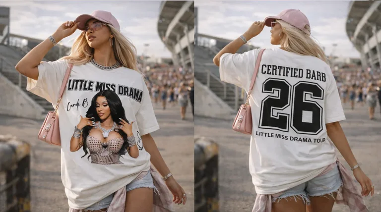 Cardi B Certified Barb Little Miss Drama T-shirt