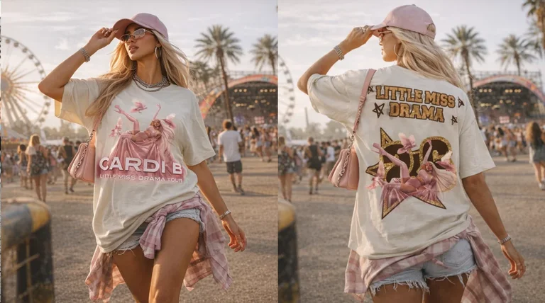 Cardi B Little Miss Drama 2026 Tour Tee