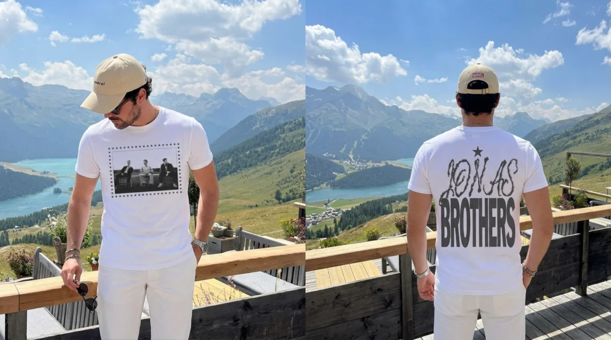 Jonas Brothers Star Era Monochrome Vibe Piece Tee