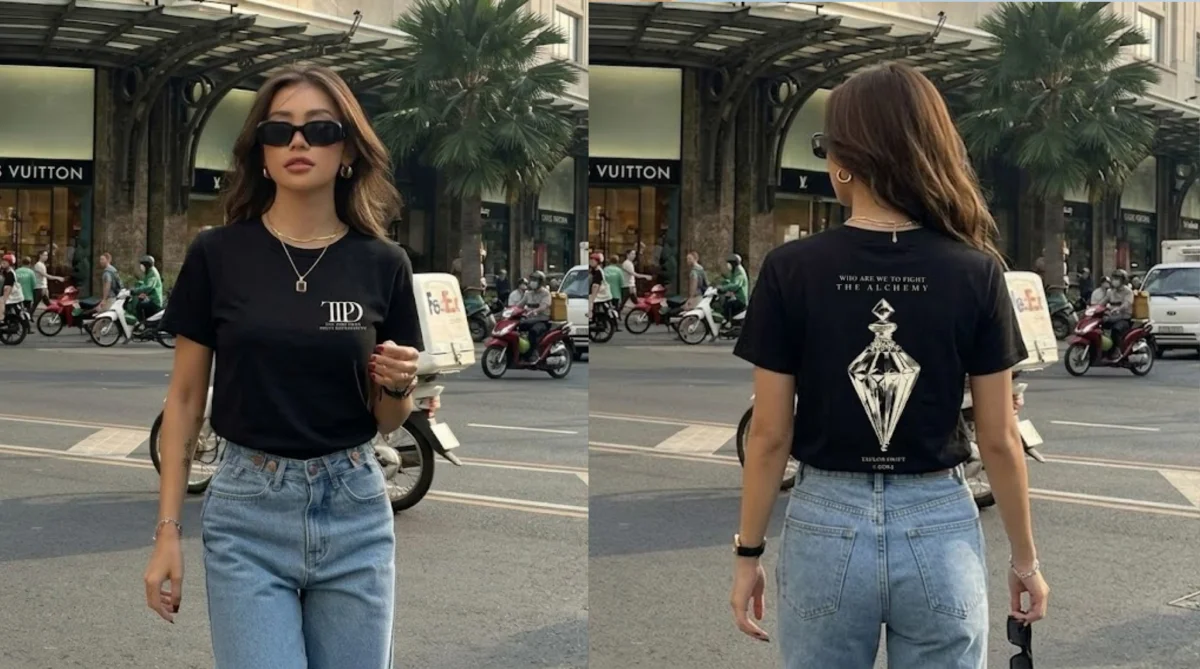 Taylor Swift TTPD Poets Logo T-shirt