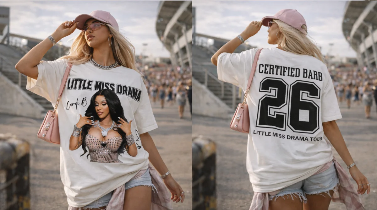 Cardi B Certified Barb Little Miss Drama T-shirt