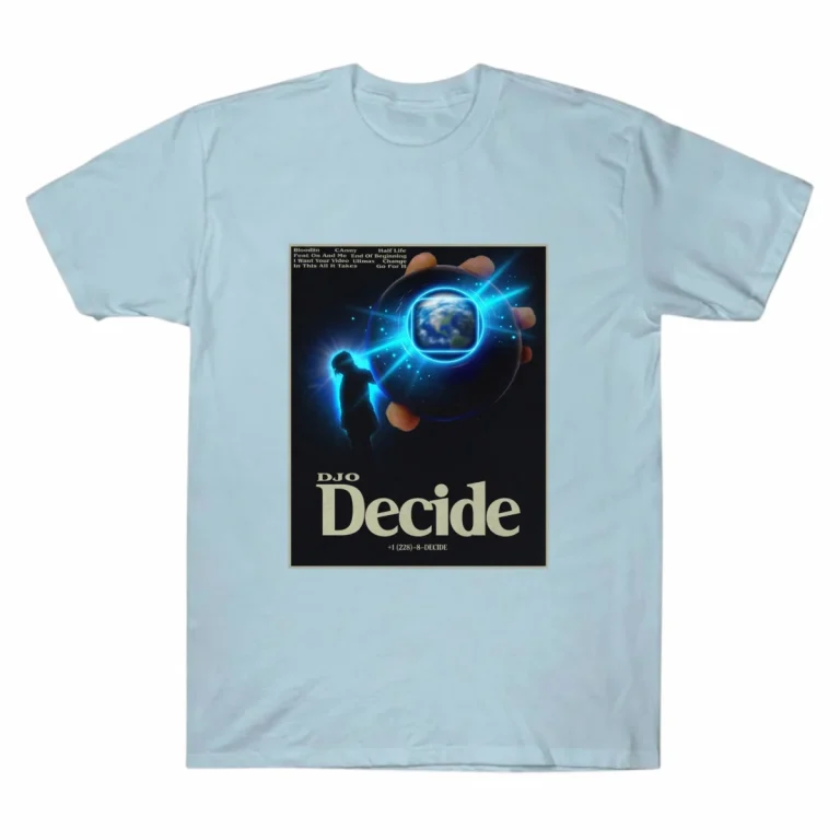 DJO Joe Keery Decide Album Cover Music Wave Tee 2
