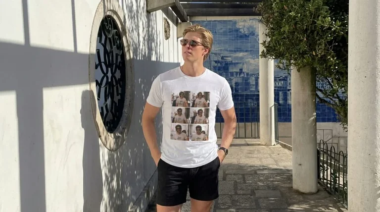 DJO Joe Keery Vintage Film Strip Street Vibe T-Shirt