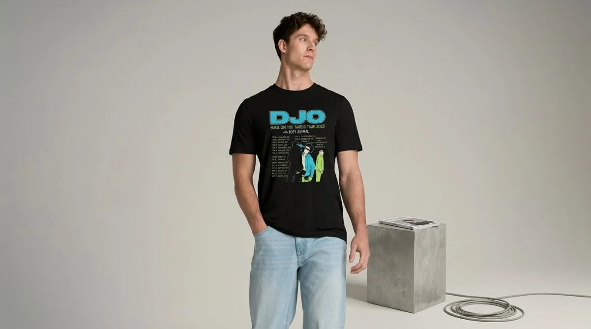 Joe Keery Djo 2025 World Tour Retro Concert Tee