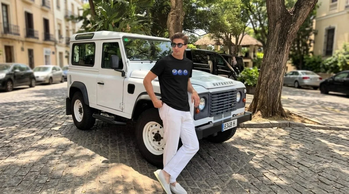 DJO Joe Keery Fresh Blue Pool Ball Graphic Tee