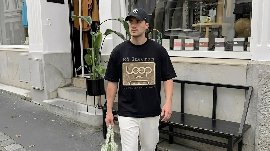 Ed Sheeran Loop Tour North America Vintage Tee