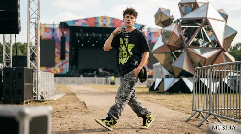 Ed Sheeran Bold Block Typography Graphic Tee