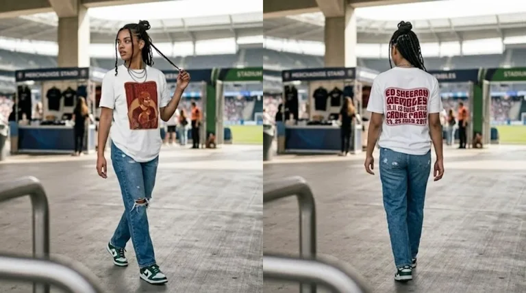 Ed Sheeran Vintage Wembley World Tour Tee